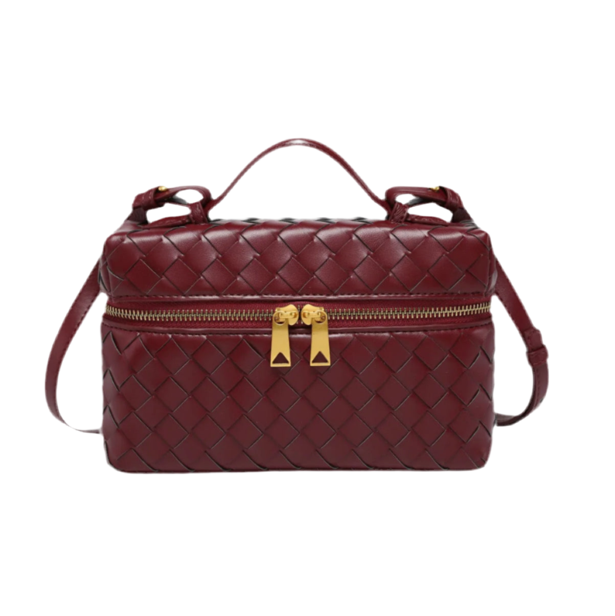 Woven bag Cherry Red